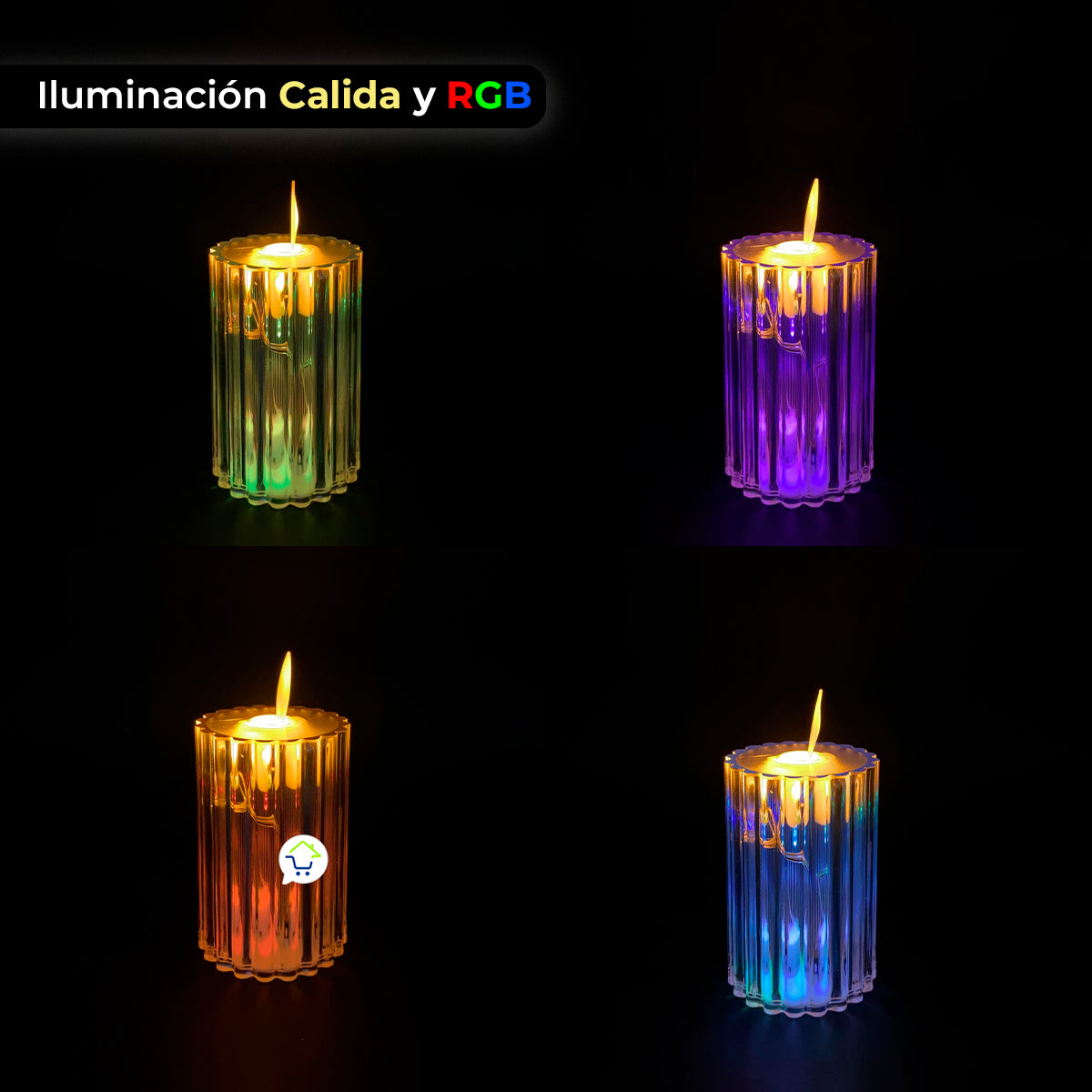 Vela De Movimiento Realista OFERTA CAJA X 3 UND