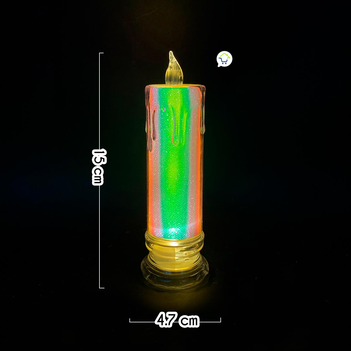 Velas Led Tornasol Grande oferta x 3 und