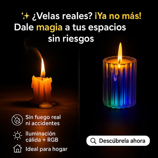 Vela De Movimiento Realista OFERTA CAJA X 3 UND