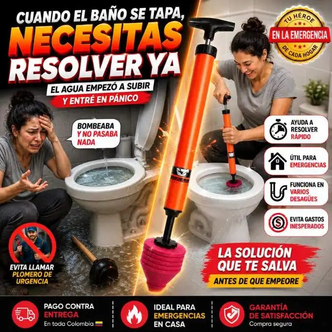 Destapador De Tuberias A Presion TURBO