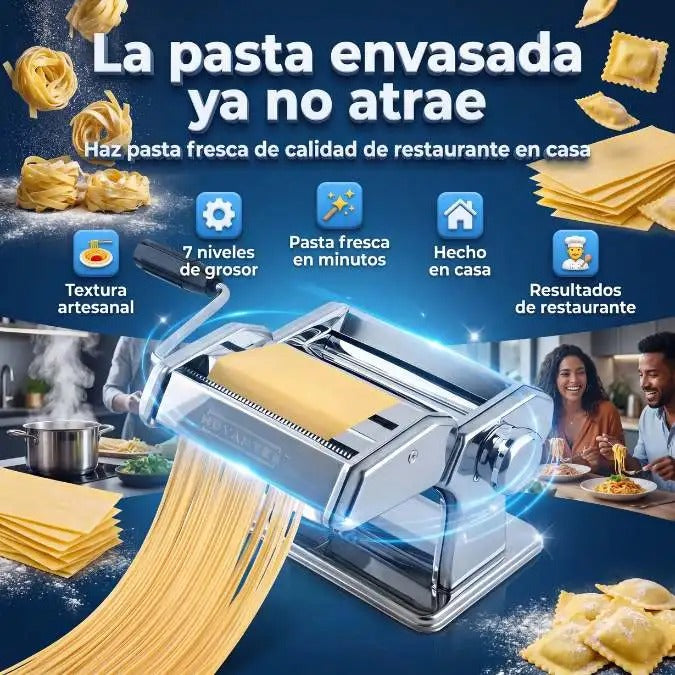 ChefDella™ Prepara pastas frescas irresistibles y sorprende a todos con recetas que parecen de restaurante premium