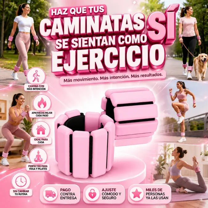 Pesas Para Muneca Y Tobillo Ajustable