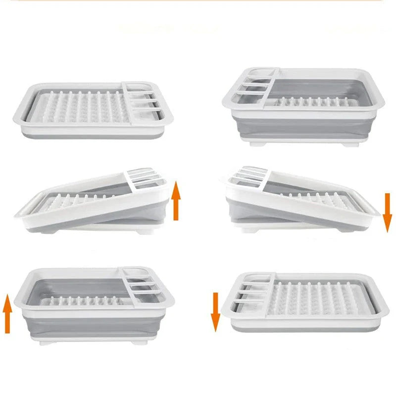 KleanRack® Escurridor Plegable Silicona Premium 🔥HOY 40%OFF🔥