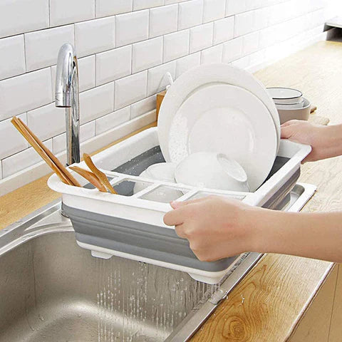 KleanRack® Escurridor Plegable Silicona Premium 🔥HOY 40%OFF🔥