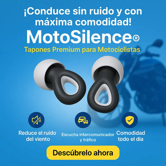 MotoSilence® Tapones para los oídos Moto