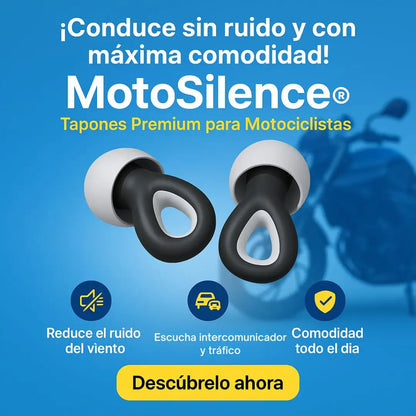 MotoSilence® Tapones para los oídos Moto