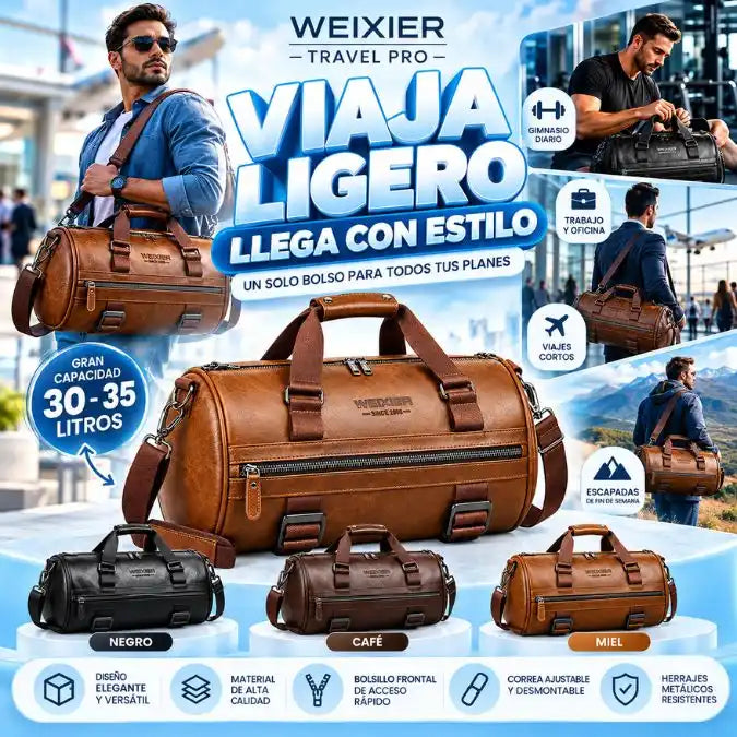 🧳 WEIXIER Travel Pro Viajero ✈️ | Viaja Ligero, Lleva Todo con Estilo 🔥