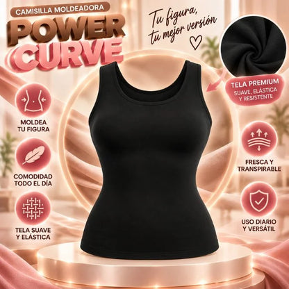 ✨ Camisilla Moldeadora Power Curve 💖 | Moldea tu Figura y Disfruta de Comodidad Todo el Día 🤎