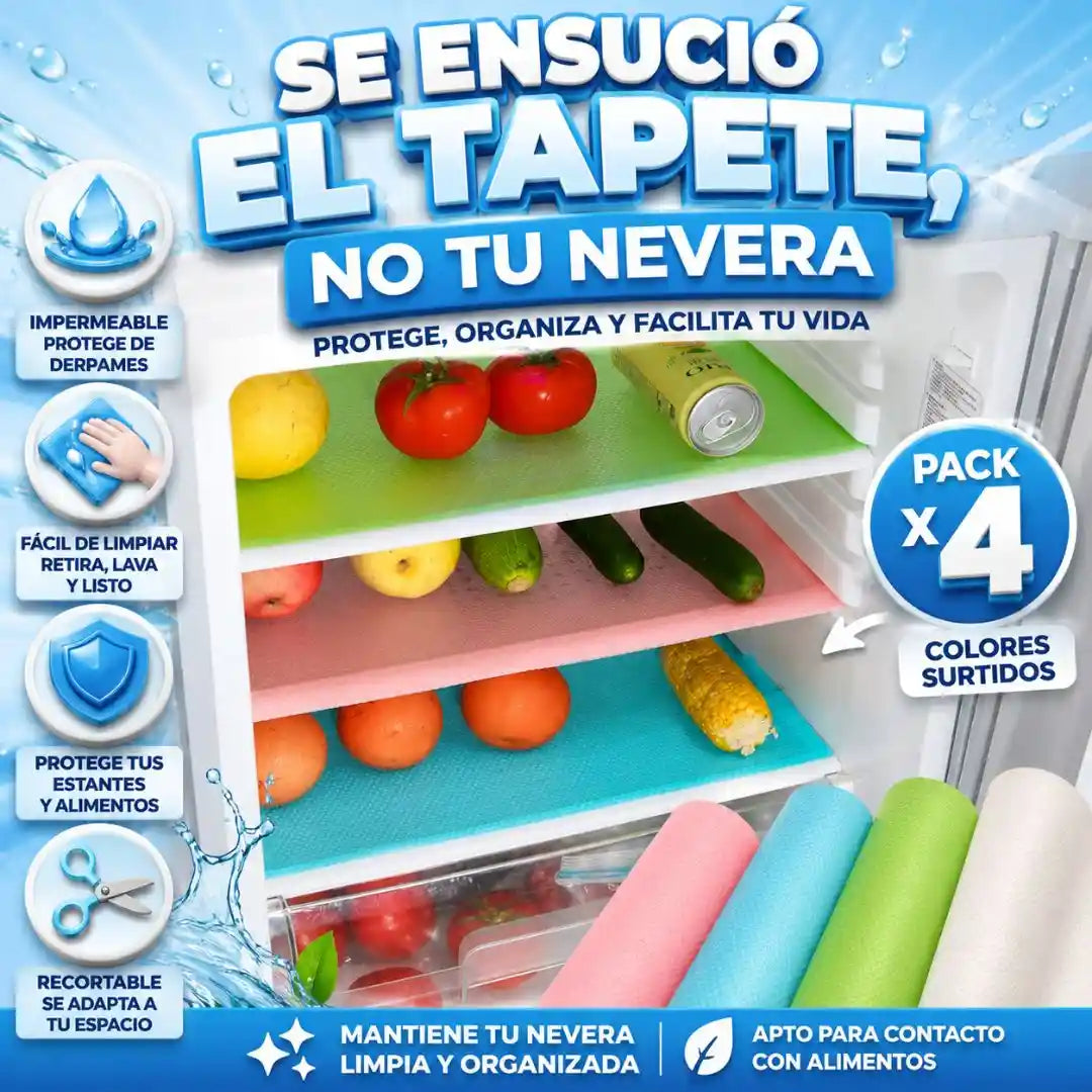 Tapetes para Nevera – Protege tus estantes de derrames y manchas