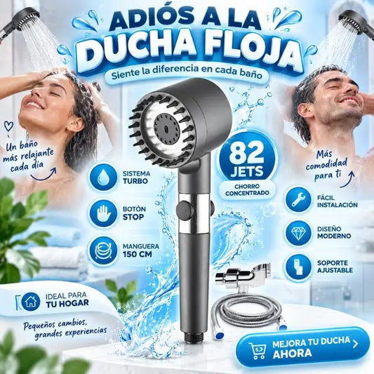 TurboFlow 82 | Cabezal de Ducha con Chorro Concentrado