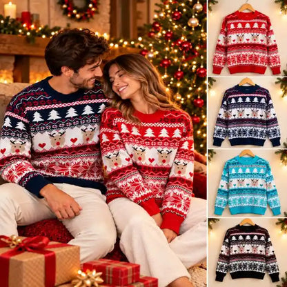 🎄 Sacos Navideños Tejidos ❤️ ¡Combina con tu Pareja y Crea Recuerdos Inolvidables! 🎁