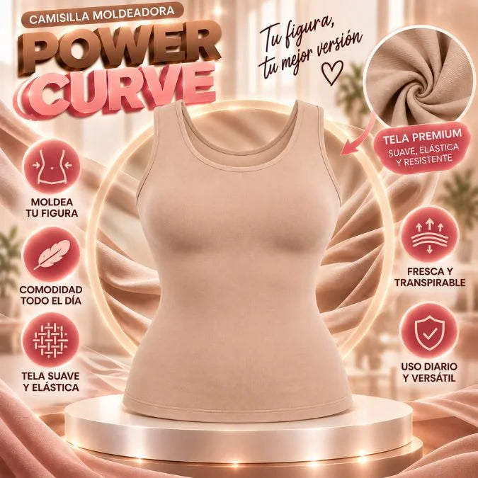 ✨ Camisilla Moldeadora Power Curve 💖 | Moldea tu Figura y Disfruta de Comodidad Todo el Día 🤎