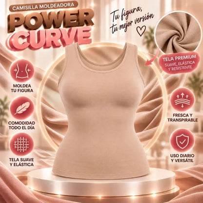 ✨ Camisilla Moldeadora Power Curve 💖 | Moldea tu Figura y Disfruta de Comodidad Todo el Día 🤎