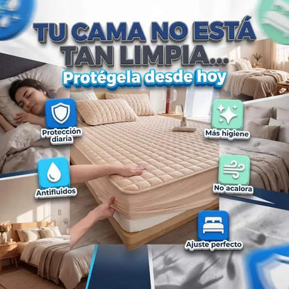 Protector De Colchon Mas Fundas Quality Antifluidos y 100% impermeable