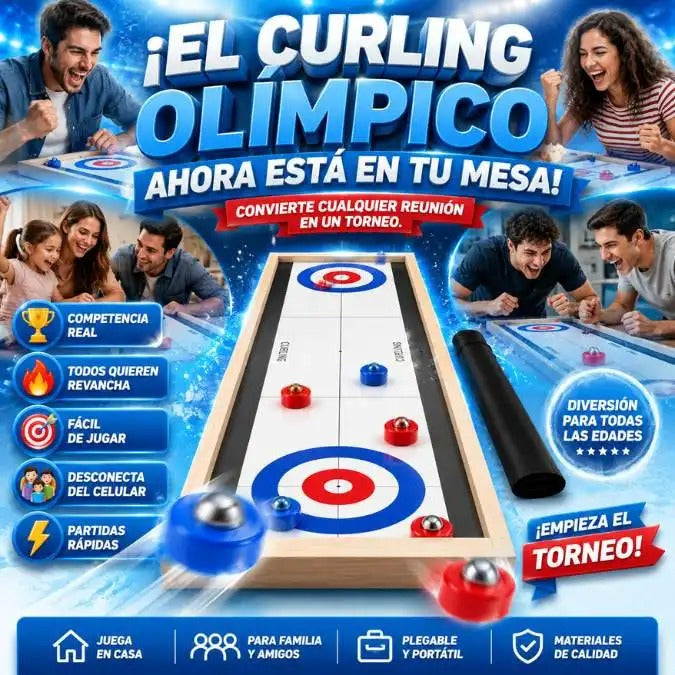 PlayNova™ Juego Curling de Mesa