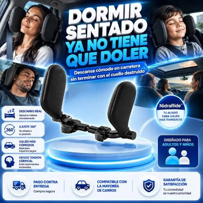 DreamNeck Comfort™ – Descansa tu cuello y viaja con comodidad TOTAL donde estés.