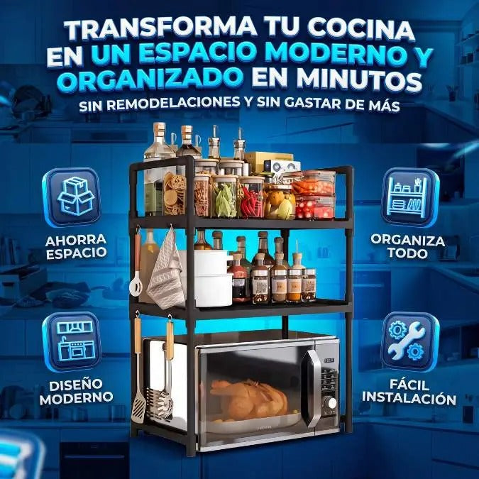 Organizador De Cocina 3 Niveles