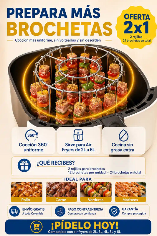OFERTA 2X1 AirGrill® Parrilla Para Air Fryer