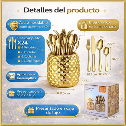 TropicalSet ® 24 piezas Haz que tu comedor hable por ti: moderno, vibrante y único 🟡Aprovecha el 40% DCTO solo por tiempo limitado