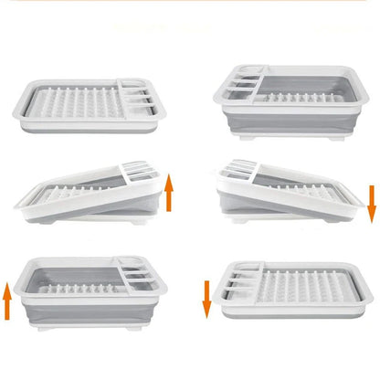KleanRack® Escurridor Plegable Silicona Premium 🔥HOY 40%OFF🔥