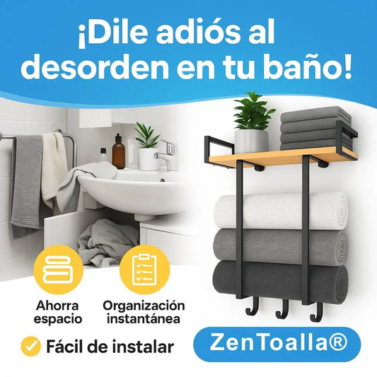 ZenToalla® Diseño, orden y armonía para tu baño”